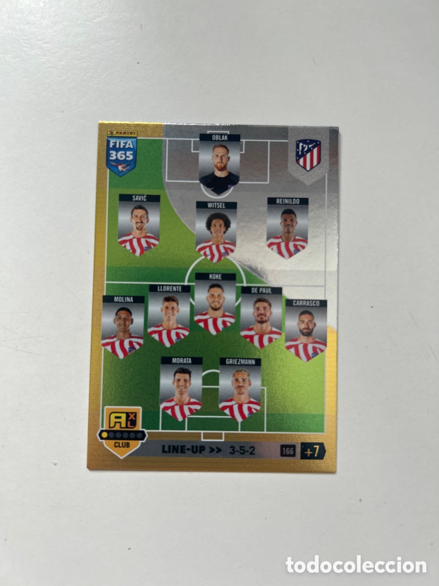 Cromos de f&uacute;tbol: Alineaci&oacute;n Atl&eacute;tico de Madrid FIFA 365 2023 (166)