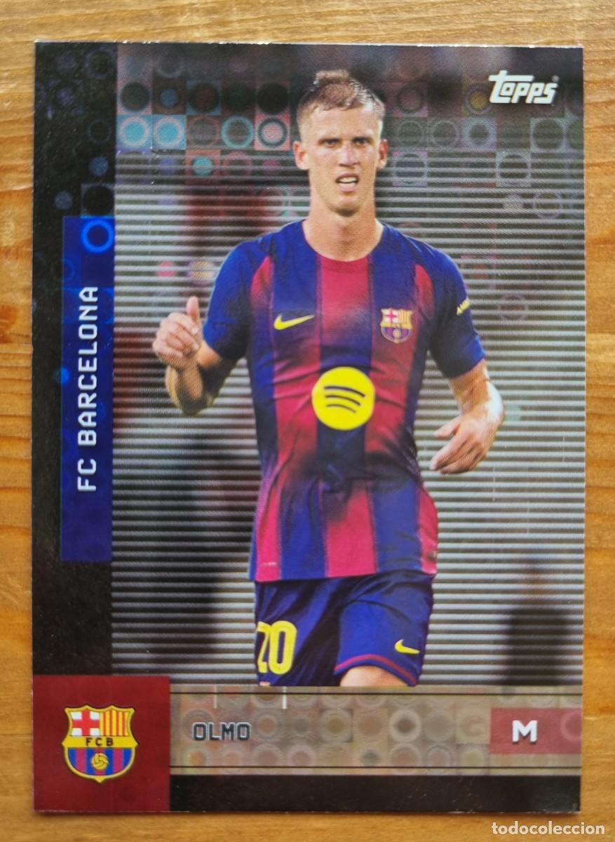 Cromos de f&uacute;tbol: 6 DANI OLMO (FC Barcelona) HALO. Topps FC Barcelona Team Set 2025 2026 25 26