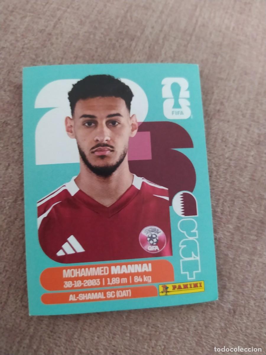 Cromos de f&uacute;tbol: QAT 09 QAT9 Mohammed MANNAI 9 Catar Qatar Mundial 2026 Panini