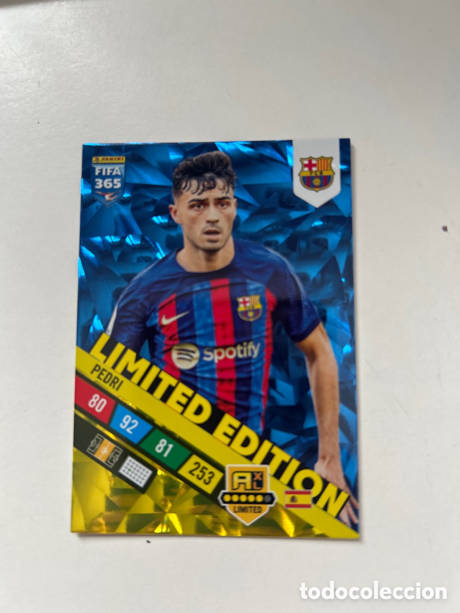 Cromos de f&uacute;tbol: Pedri EDICI&Oacute;N LIMITADA FIFA 365 2023
