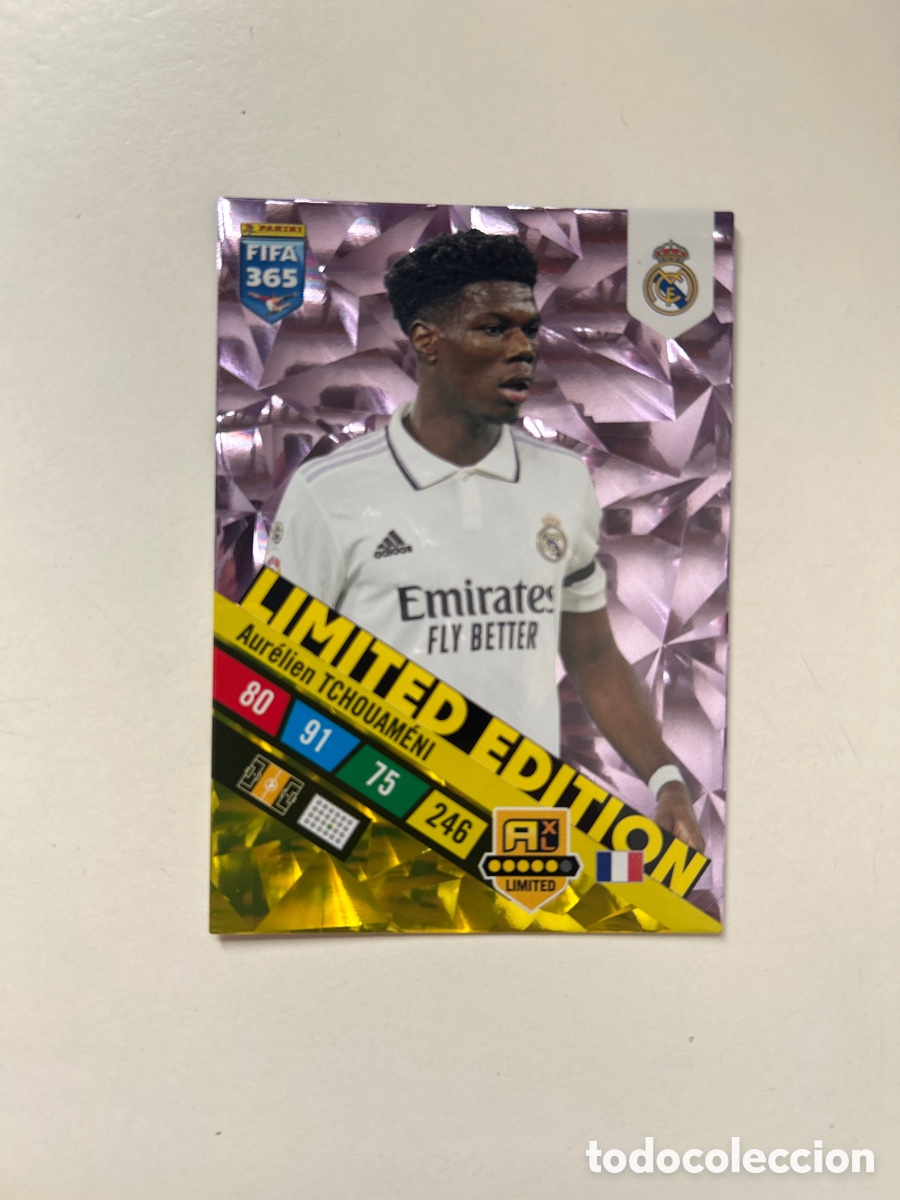 Cromos de f&uacute;tbol: Aur&eacute;lien Tchoam&eacute;ni EDICI&Oacute;N LIMITADA FIFA 365 2023
