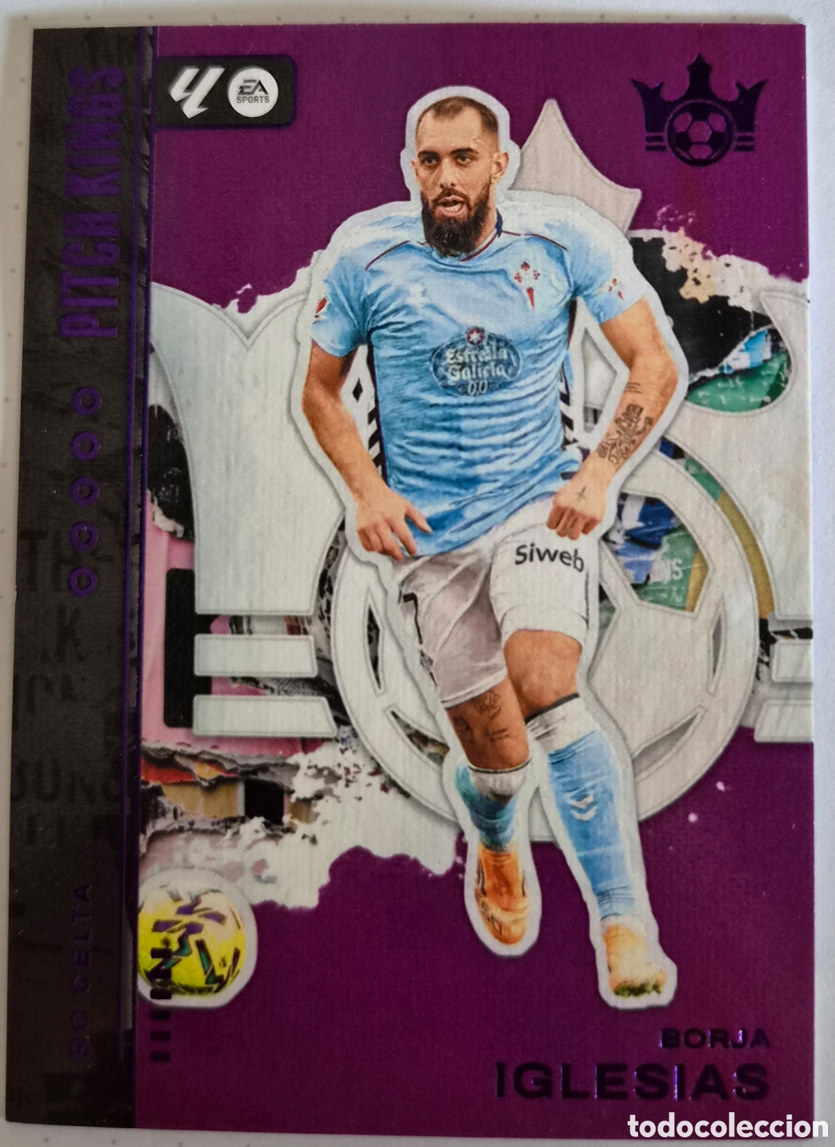 Cromos de f&uacute;tbol: Borja Iglesias - Panini Pitch Kings La Liga 25/26