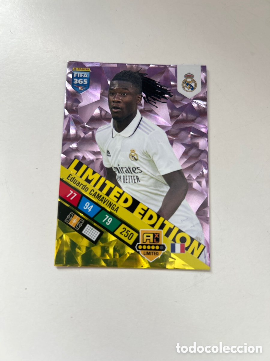 Cromos de f&uacute;tbol: Eduardo Camavinga EDICI&Oacute;N LIMITADA FIFA 365 2023