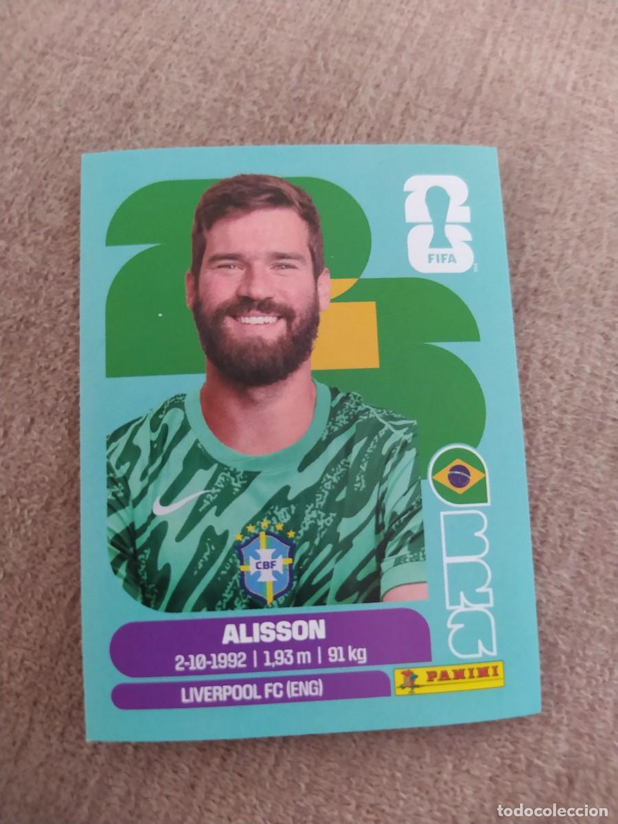 Cromos de f&uacute;tbol: BRA 02 BRA2 ALISSON 2 Brasil Mundial 2026 Panini