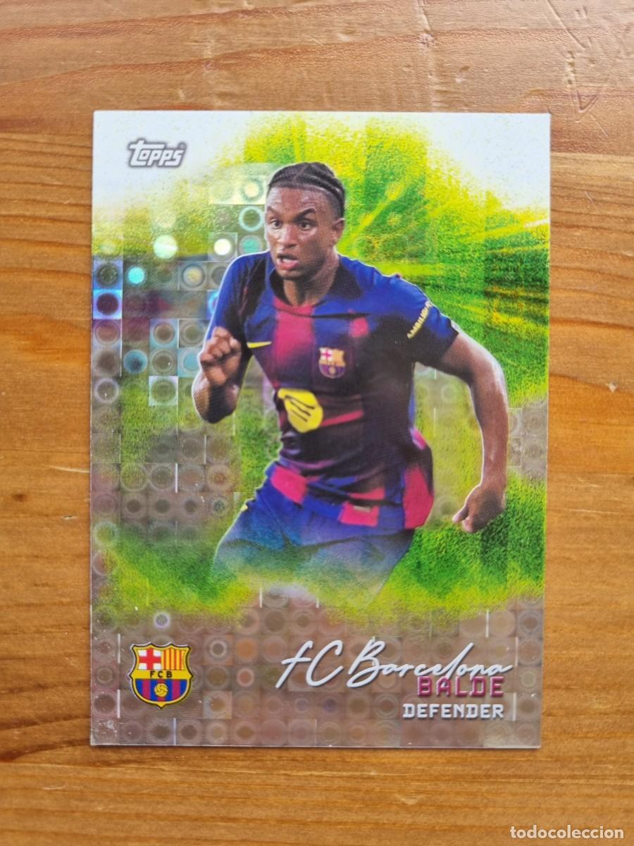 Cromos de f&uacute;tbol: 29 BALDE (FC Barcelona) HOLO. Topps FC Barcelona Team Set 2025 2026 25 26