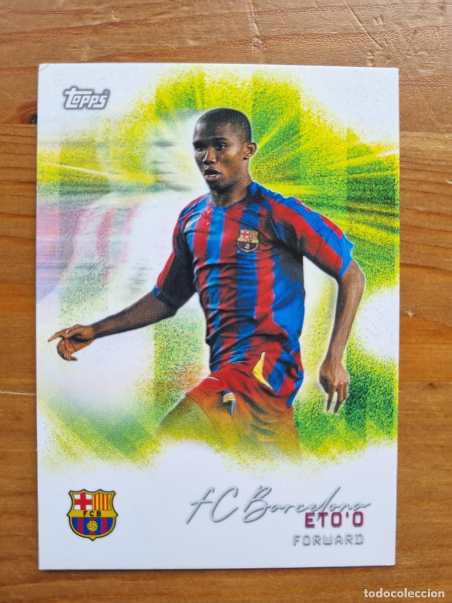 Cromos de f&uacute;tbol: 33 ETO'O (FC Barcelona). Topps FC Barcelona Team Set 2025 2026 25 26