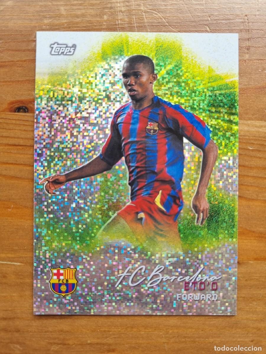 Cromos de f&uacute;tbol: 33 ETO'O (FC Barcelona) HOLO. Topps FC Barcelona Team Set 2025 2026 25 26