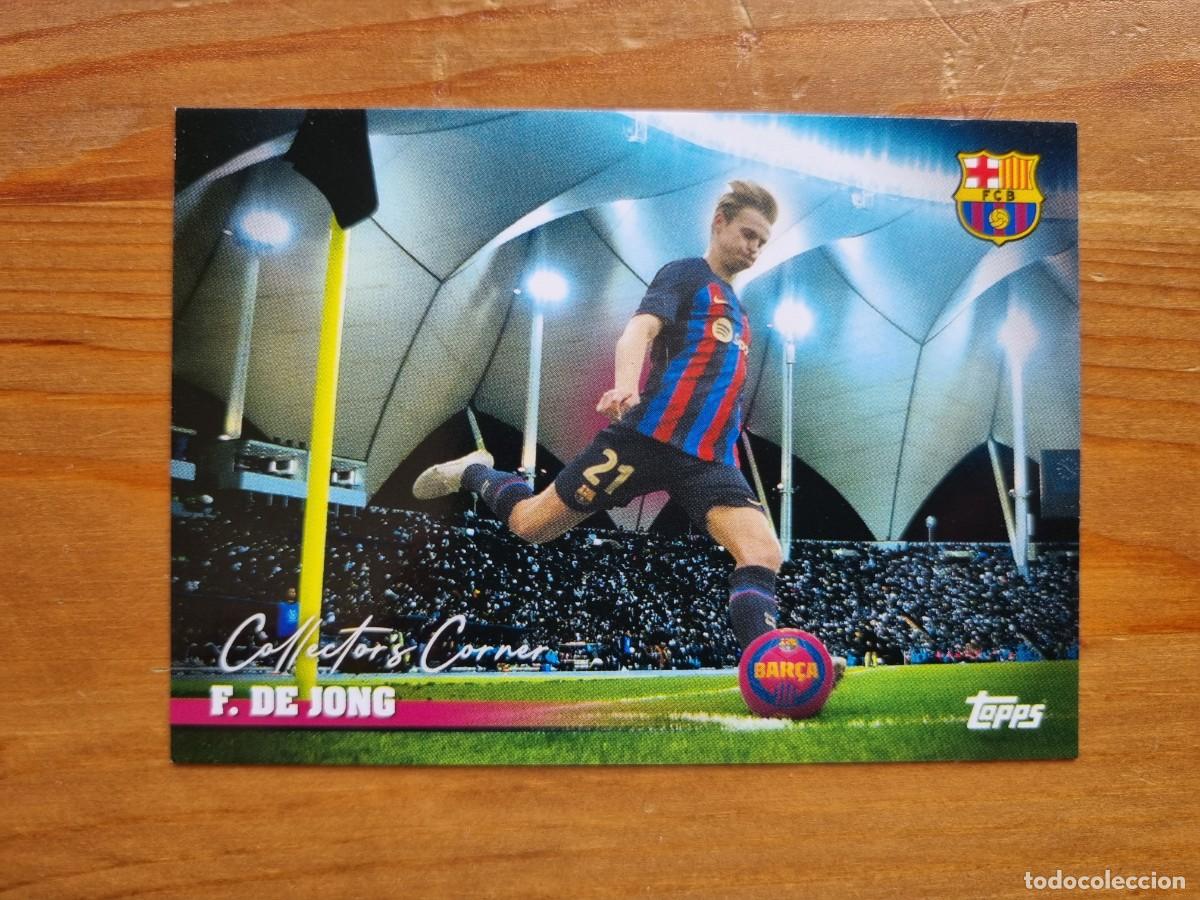 Cromos de f&uacute;tbol: 37 Frenkie DE JONG (FC Barcelona) COLLECTOR'S CORNER. Topps FC Barcelona Team Set 2025 2026 25 26