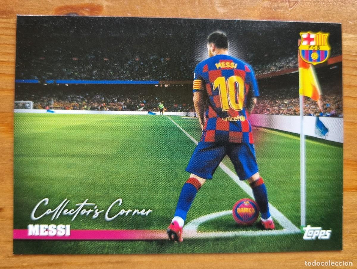 Cromos de f&uacute;tbol: 40 MESSI (FC Barcelona) COLLECTOR'S CORNER. Topps FC Barcelona Team Set 2025 2026 25 26