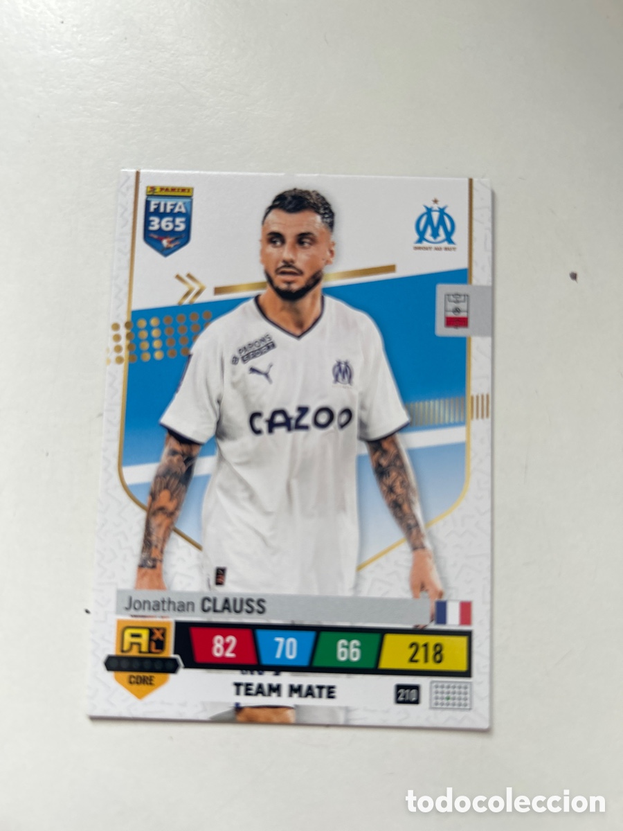 Cromos de f&uacute;tbol: Jonathan Clauss FIFA 365 2023 (210)