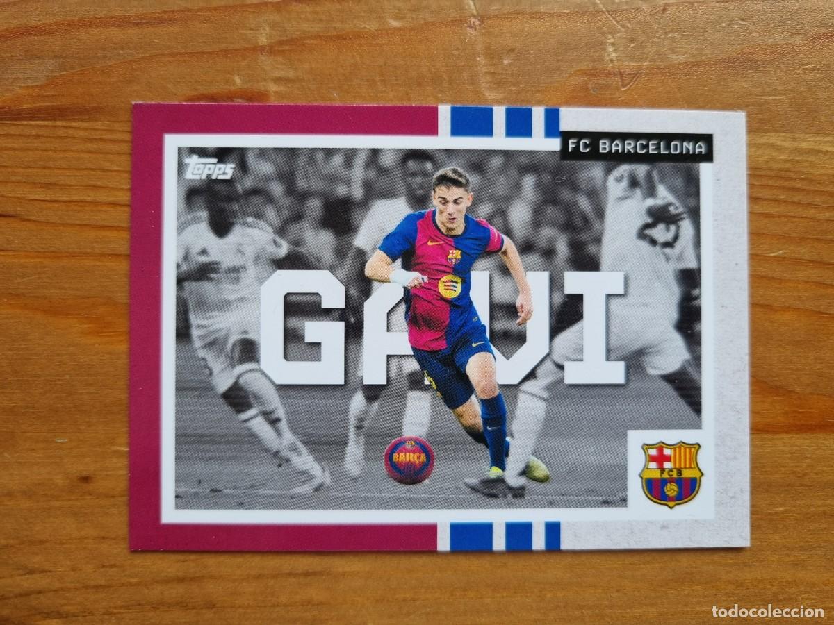 Cromos de f&uacute;tbol: 45 GAVI (FC Barcelona) WE WANT THE BALL. Topps FC Barcelona Team Set 2025 2026 25 26