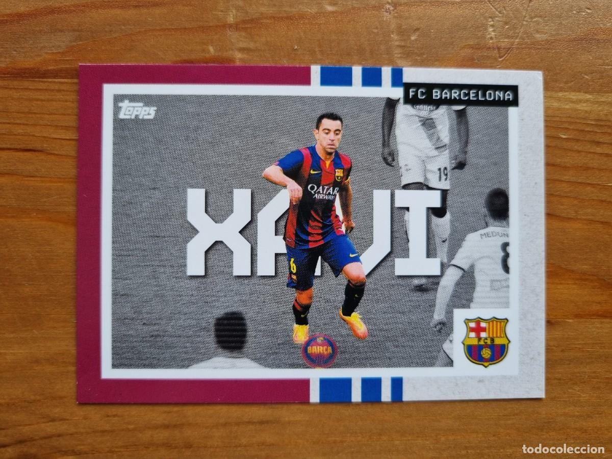 Cromos de f&uacute;tbol: 49 XAVI (FC Barcelona) WE WANT THE BALL. Topps FC Barcelona Team Set 2025 2026 25 26