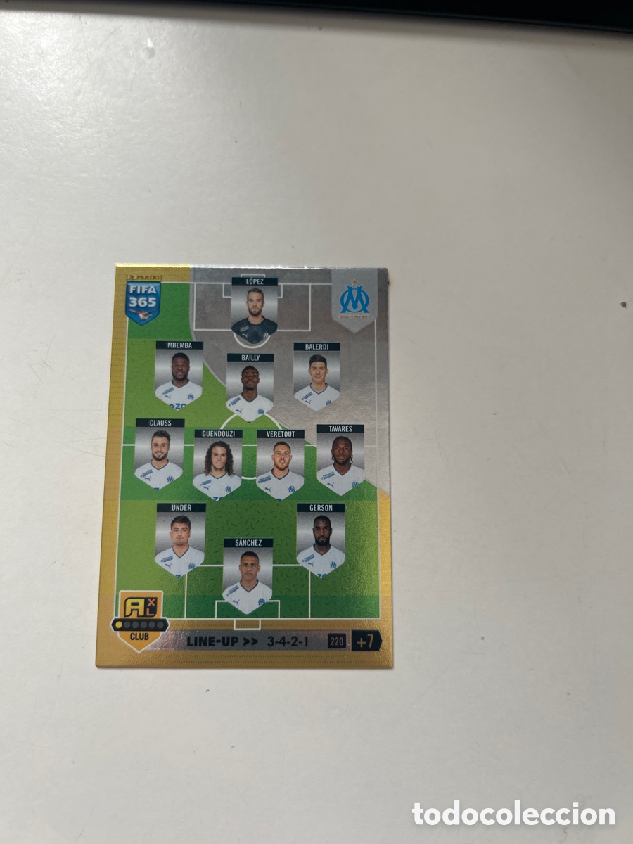 Cromos de f&uacute;tbol: Alineaci&oacute;n Olympic De Marsella FIFA 365 2023 (220)