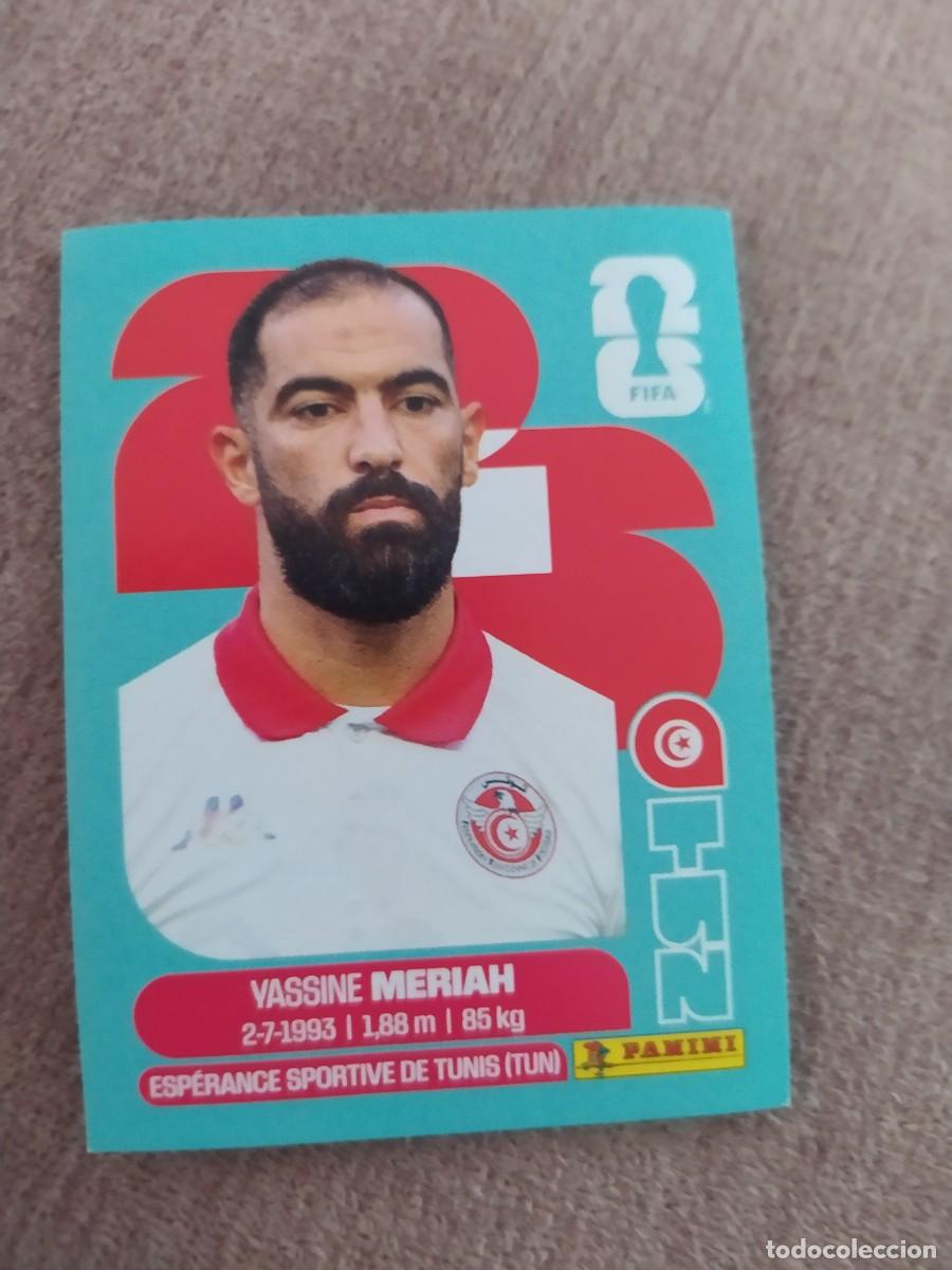 Cromos de f&uacute;tbol: TUN 06 TUN6 Yassine MERIAH 6 T&uacute;nez Mundial 2026 Panini