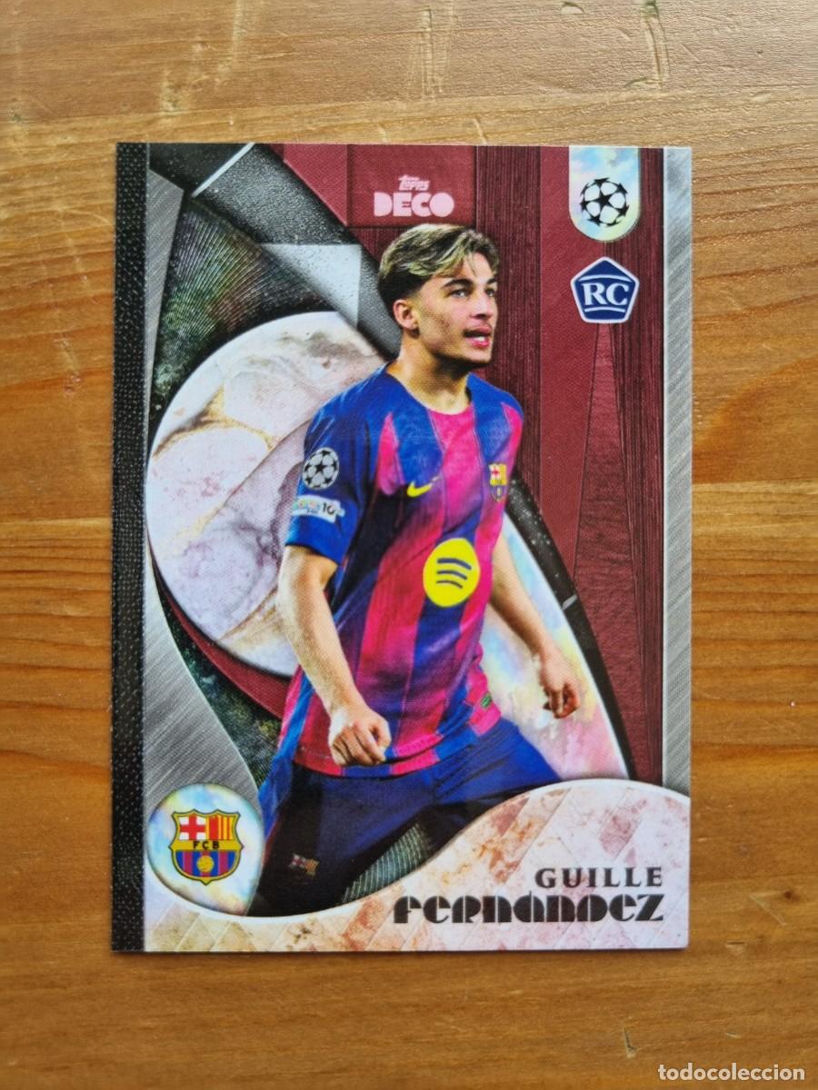 Fu&szlig;ball-Sticker: GUILLE FERN&Aacute;NDEZ (FC Barcelona) PRODIGY. Topps Deco 2025 2026 25 26