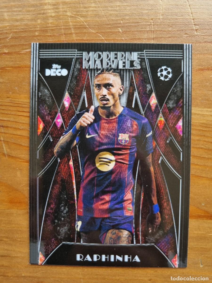 Cromos de f&uacute;tbol: RAPHINHA (FC Barcelona) MODERNE MARVELS. Topps Deco 2025 2026 25 26