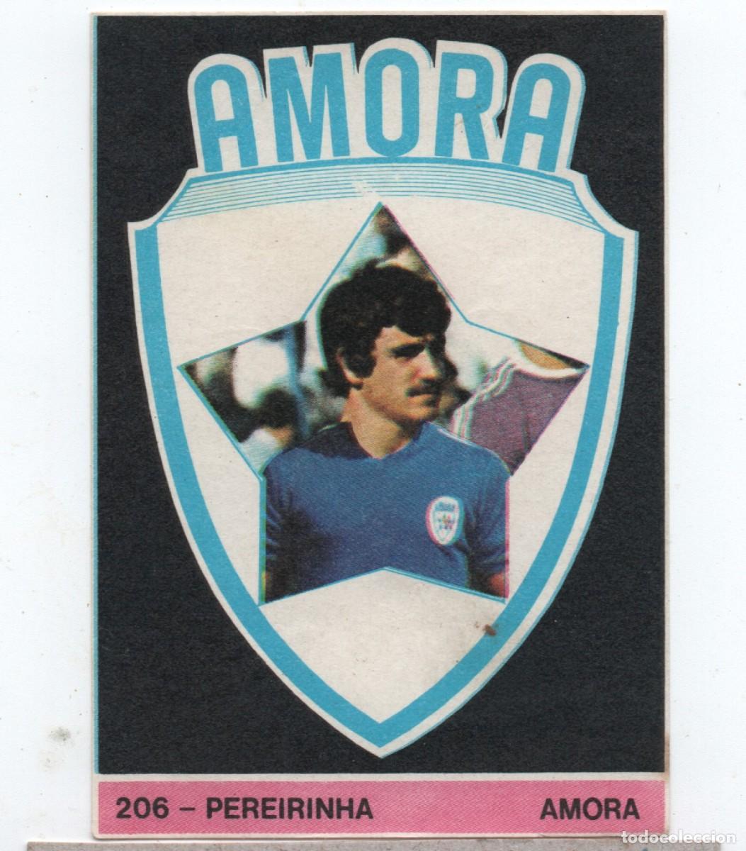 Cromos de f&uacute;tbol: PORTUGAL OLD FOOTBALL STICKER # 206 PEREIRINHA, AMORA, NORMAL CONDITION