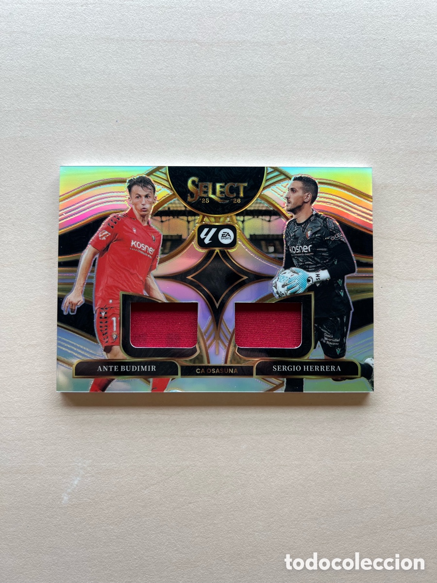 Cromos de f&uacute;tbol: Budimir & Sergio Herrera Doble Parche Select La Liga 2025-26 - Osasuna