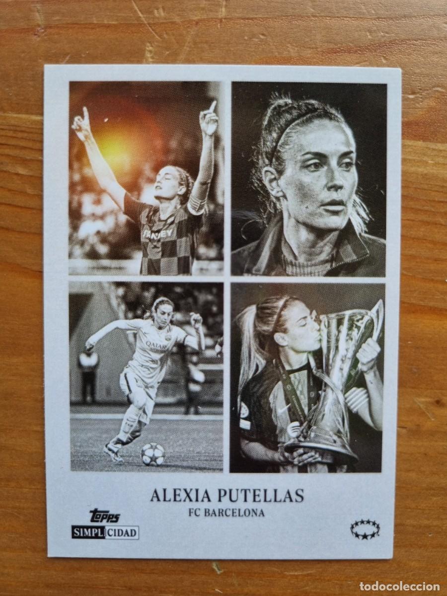 Cromos de f&uacute;tbol: ALEXIA PUTELLAS (FC Barcelona) RA&Iacute;CES. Topps Simplicidad 2025 2026 25 26