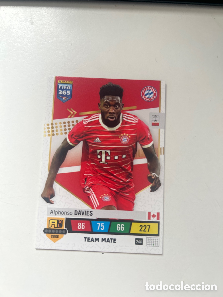 Cromos de f&uacute;tbol: Alphonso Davies FIFA 365 2023 (244)