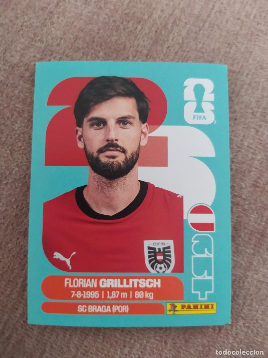 Fu&szlig;ball-Sticker: AUT 14 AUT14 Florian GRILLITSCH Austria Mundial 2026 Panini