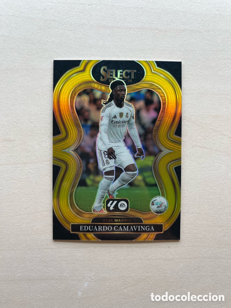 Fu&szlig;ball-Sticker: Camavinga /10 Gold Select La Liga 2025-26 - Real Madrid