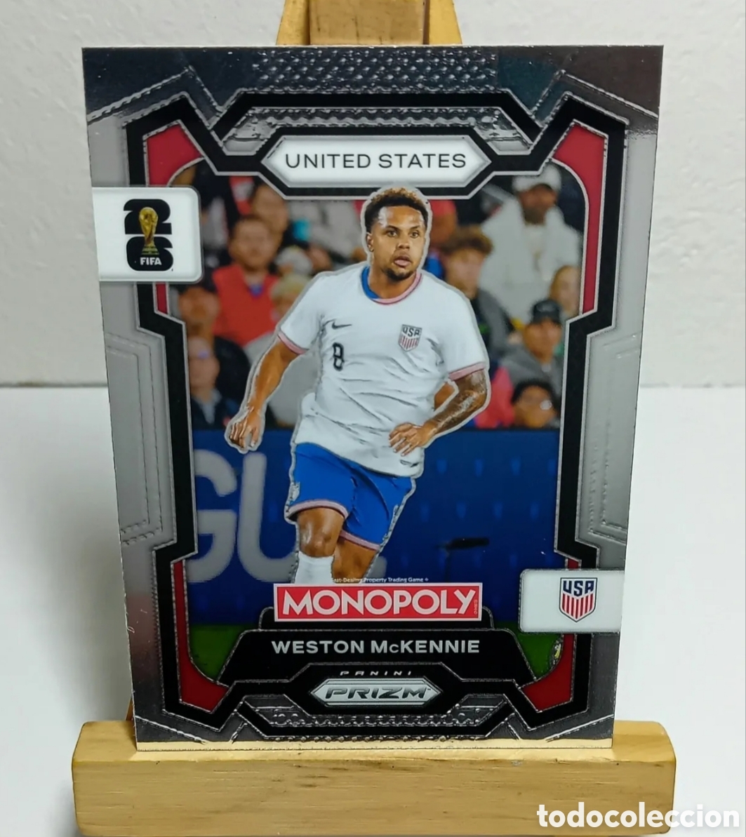 Fu&szlig;ball-Sticker: WESTON McKENNIE 2026 USA MONOPOLY PRIZM PANINI.
