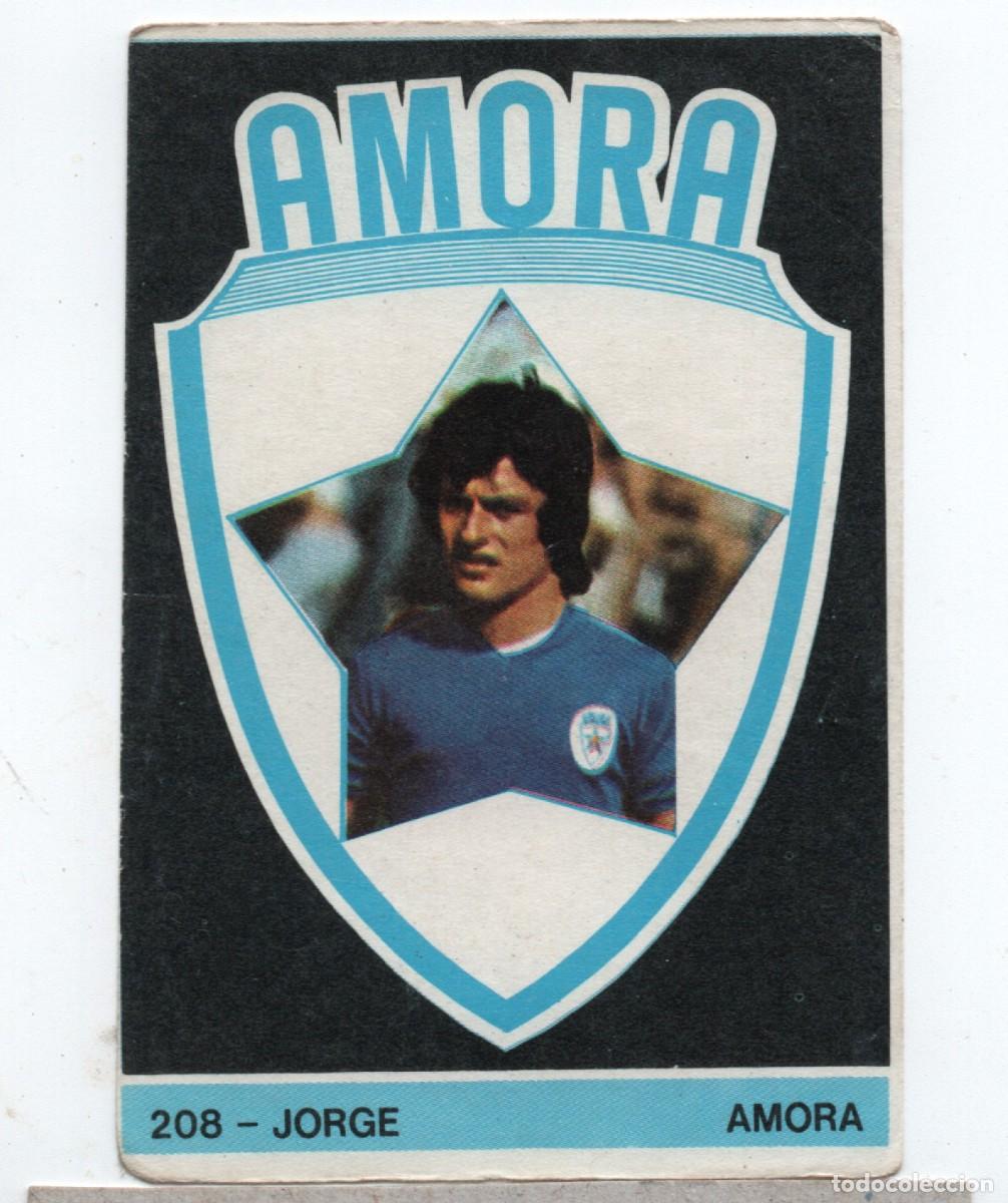 Fu&szlig;ball-Sticker: PORTUGAL OLD FOOTBALL STICKER # 208 JORGE, AMORA, NORMAL CONDITION