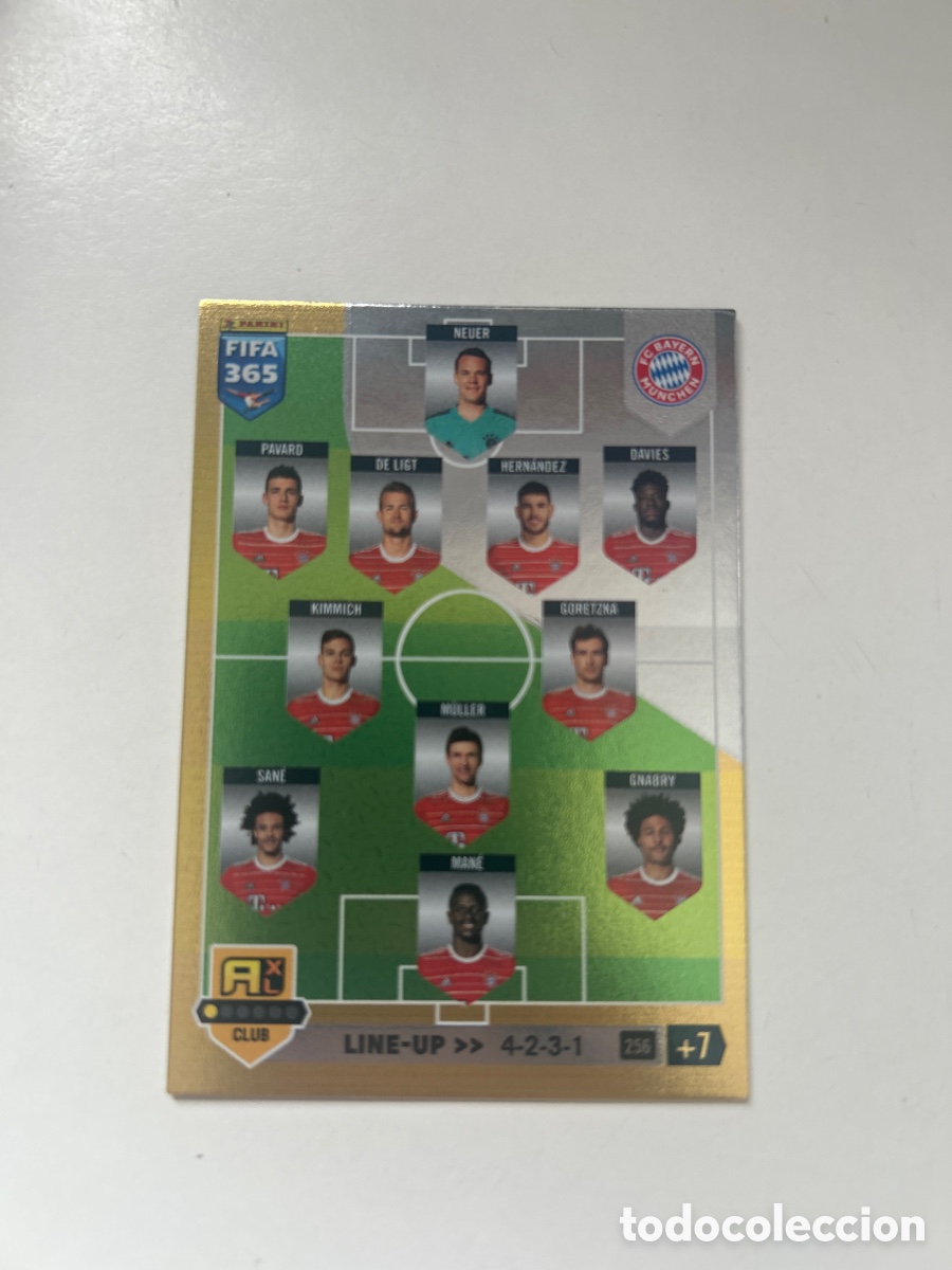 Cromos de f&uacute;tbol: Alineaci&oacute;n Bayern de M&uacute;nich FIFA 365 2023 (256)