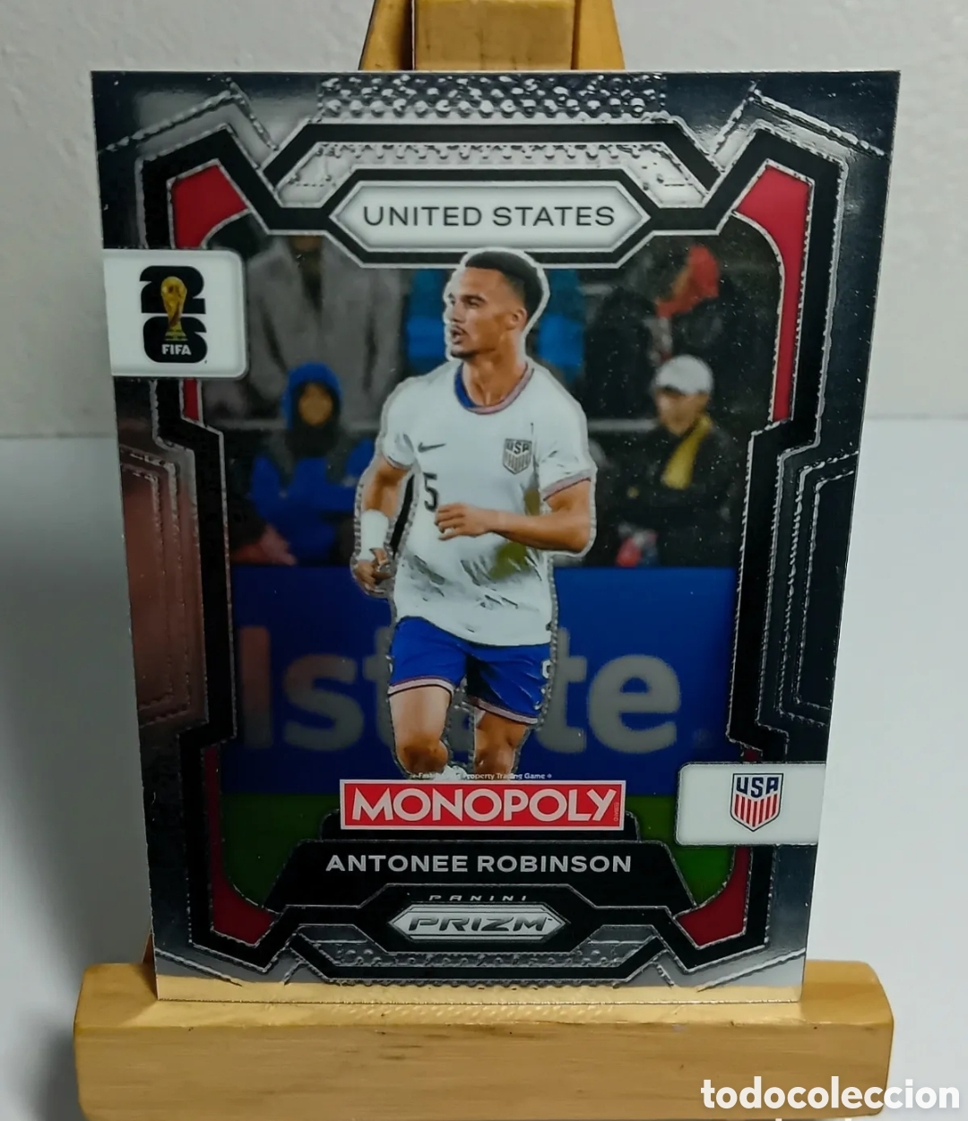 Cromos de f&uacute;tbol: ANTONEE ROBINSON 2026 USA MONOPOLY PRIZM PANINI.
