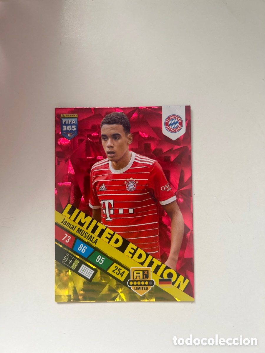 Cromos de f&uacute;tbol: Jamal Musiala EDICI&Oacute;N LIMITADA FIFA 365 2023