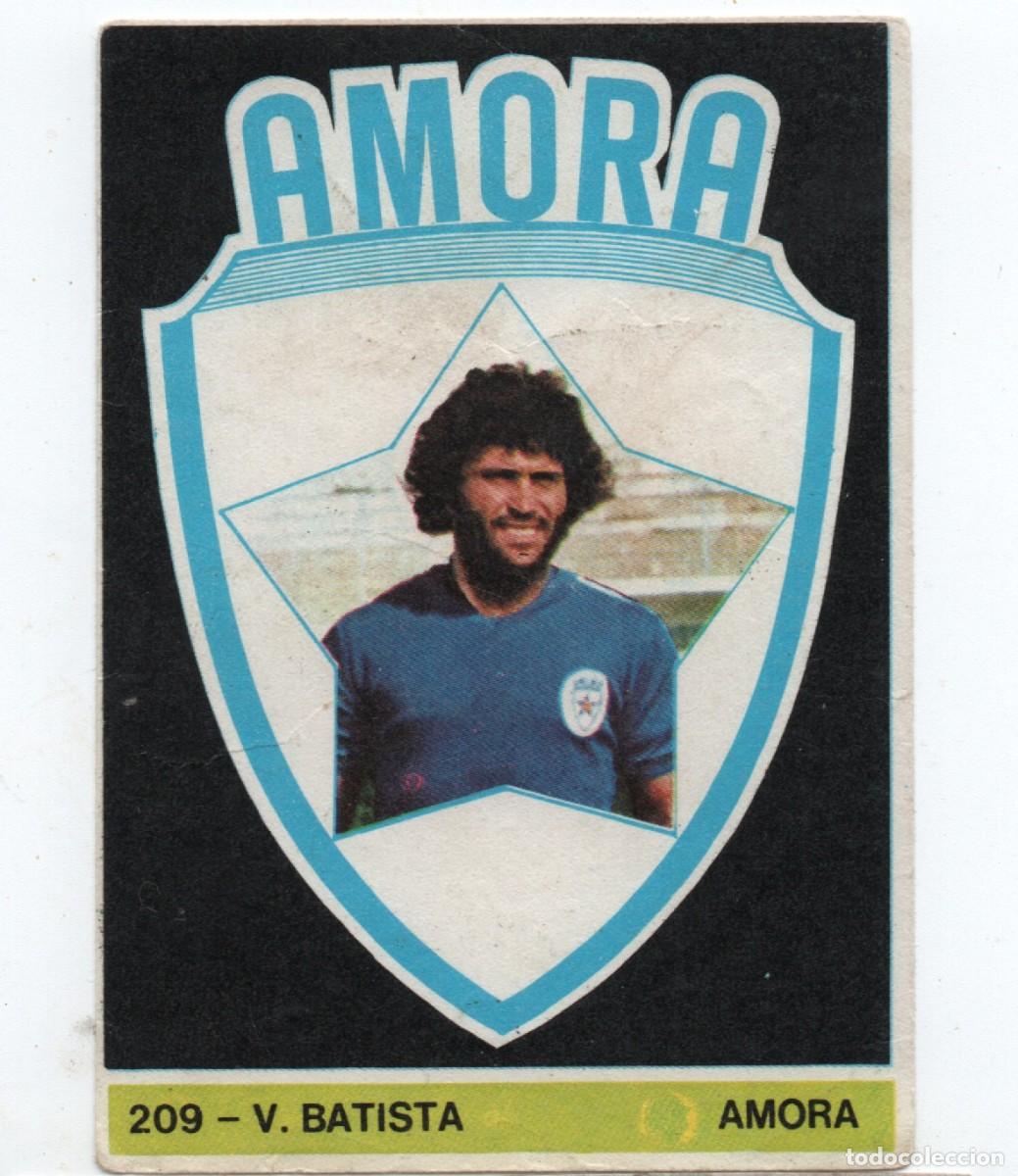 Cromos de f&uacute;tbol: PORTUGAL OLD FOOTBALL STICKER # 209 VITOR BATISTA, AMORA, NORMAL CONDITION