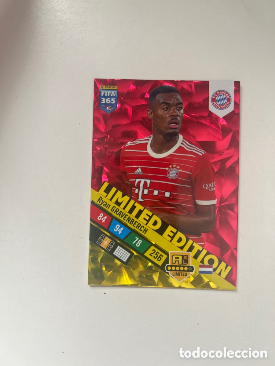 Cromos de f&uacute;tbol: Ryan Gravenberch EDICI&Oacute;N LIMITADA FIFA 365 2023