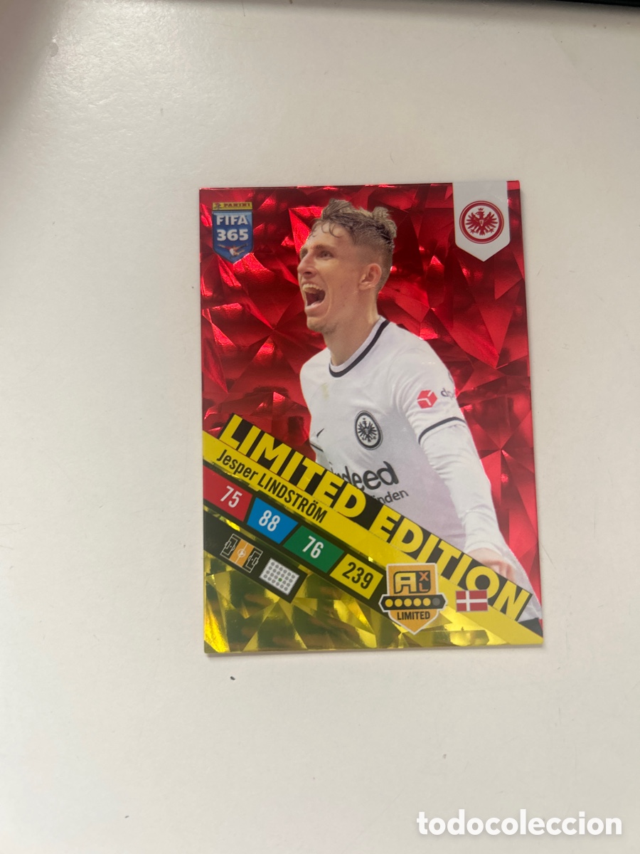 Cromos de f&uacute;tbol: Jesper Lindstr&ouml;m EDICI&Oacute;N LIMITADA FIFA 365 2023