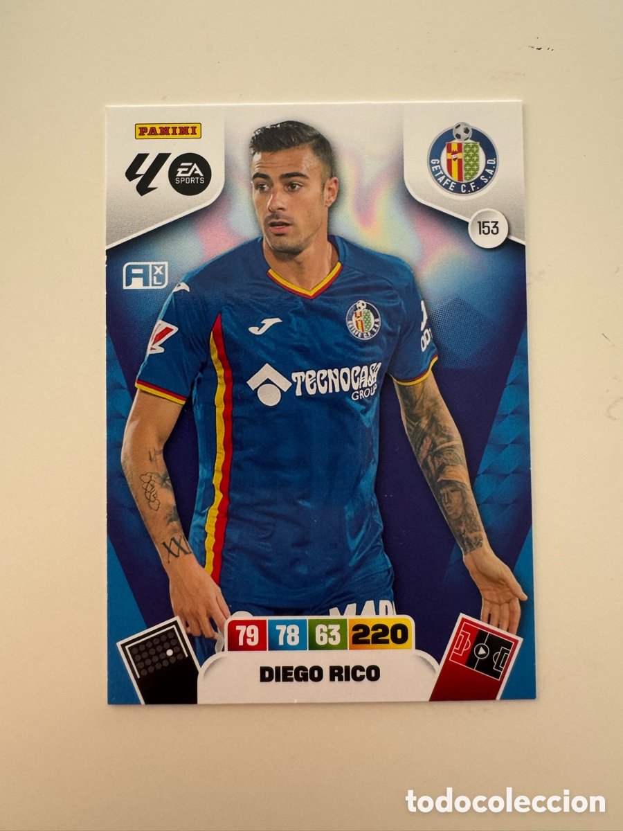 Cromos de f&uacute;tbol: PANINI ADRENALYN XL LIGA 2025-2026 25-26 &ndash; Diego Rico Getafe CF N&ordm; 153