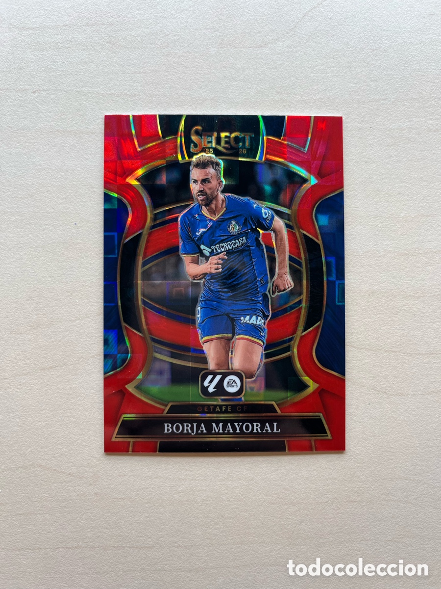 Fu&szlig;ball-Sticker: Borja Mayoral Paralelo Rojo Select La Liga 2025-26 - Getafe
