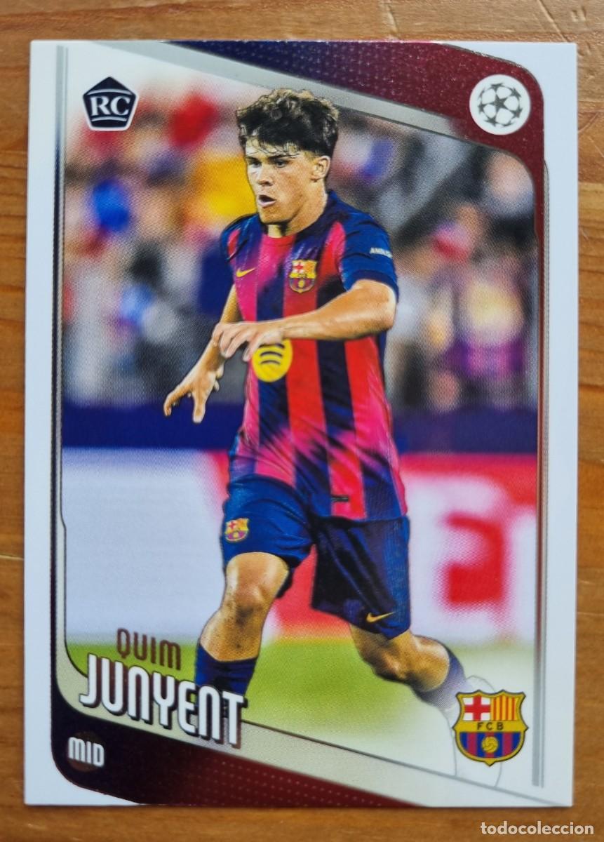 Cromos de f&uacute;tbol: 93 QUIM JUNYENT (FC Barcelona) ROOKIE CARD. Topps UEFA Clubs Competition Flagship 2025 2026 25 26