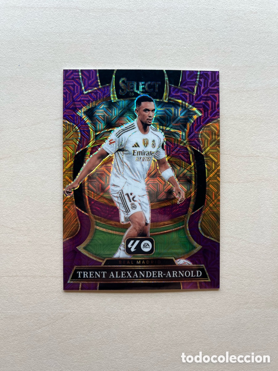 Cromos de f&uacute;tbol: Trent Arnold Paralelo Rosa Select La Liga 2025-26 - Real Madrid
