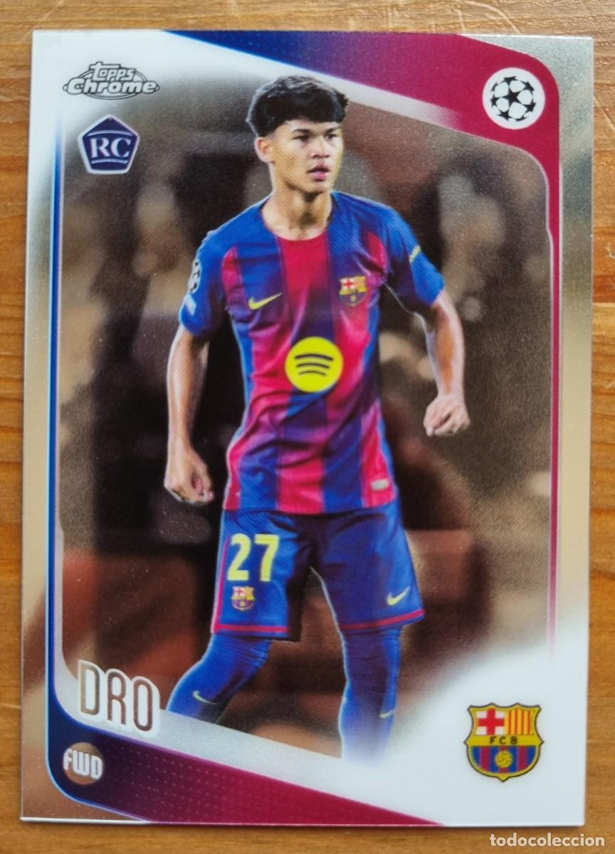 Cromos de f&uacute;tbol: 111 DRO FERN&Aacute;NDEZ (FC Barcelona) CHROME. Topps UEFA Clubs Competition Flagship 2025 2026 25 26