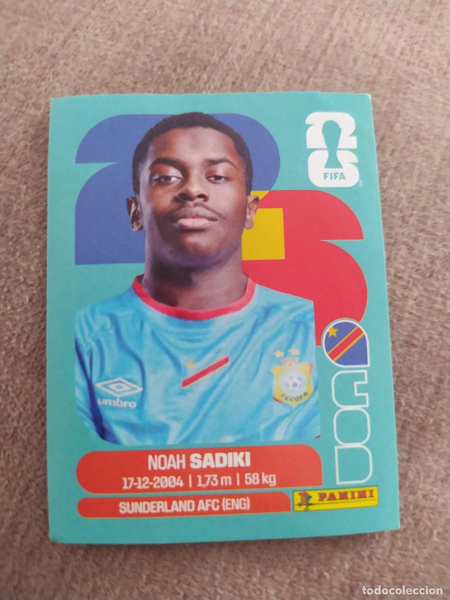 Cromos de f&uacute;tbol: COD 12 COD12 Noah SADIKI RD Congo Mundial 2026 Panini