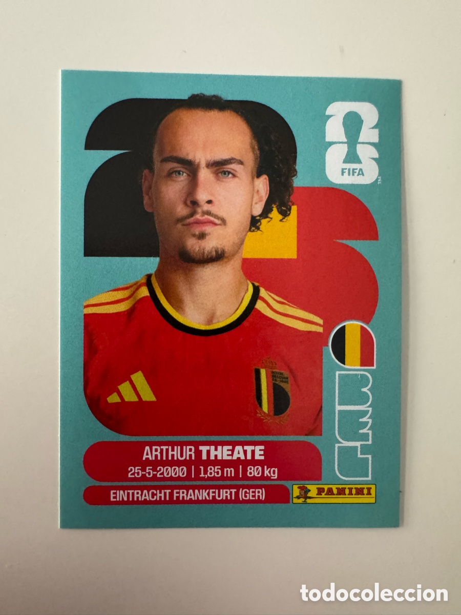 Cromos de f&uacute;tbol: FIFA WORLD CUP 2026 STICKER PANINI &ndash; Arthur Theate &ndash; B&eacute;lgica BEL3