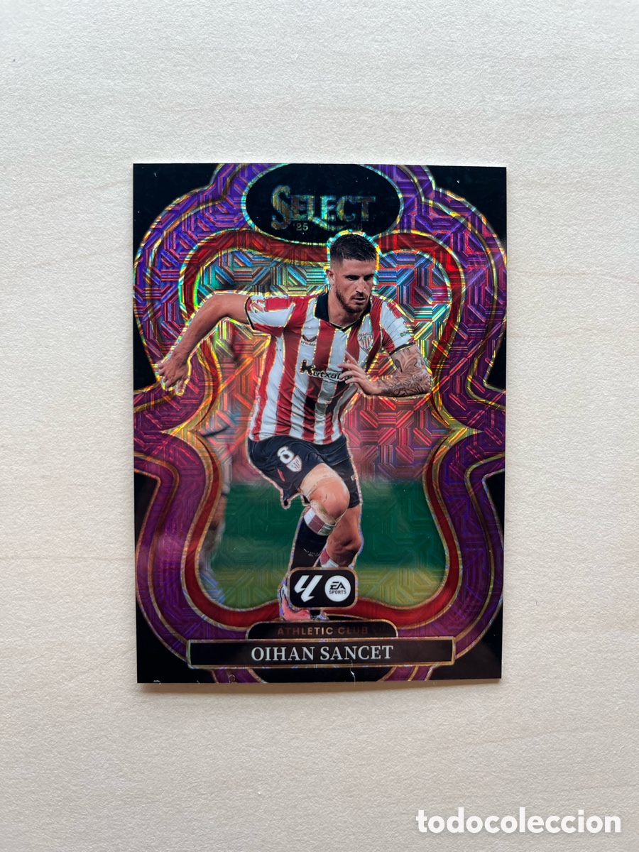 Cromos de f&uacute;tbol: Oihan Sancet Paralelo Rosa Select La Liga 2025-26 - Athletic Club