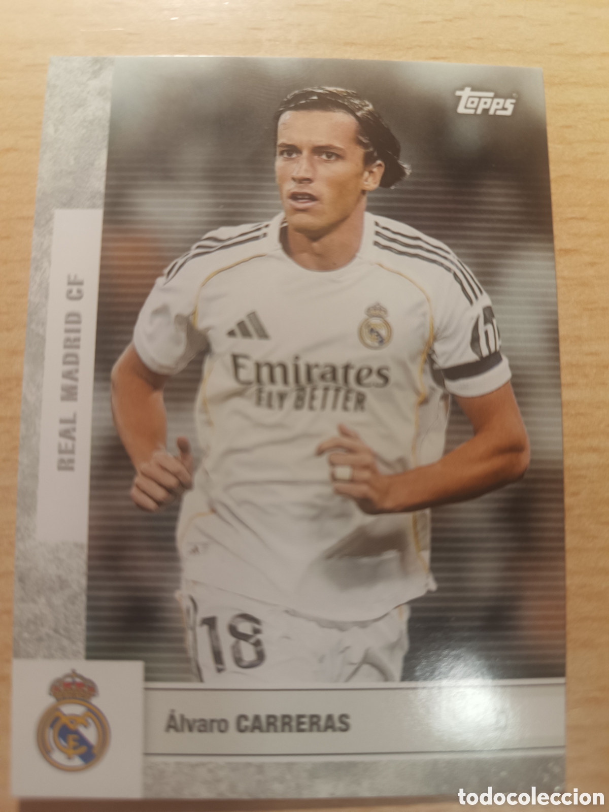 Cromos de f&uacute;tbol: 7 &Aacute;LVARO CARRERAS TEAM SET REAL MADRID 2025 2026 TOPPS 25 26