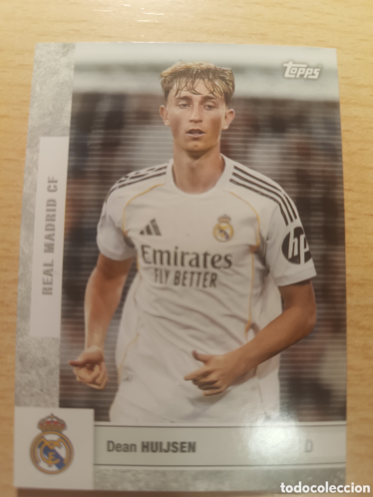 Cromos de f&uacute;tbol: 3 DEAN HUIJSEN TEAM SET REAL MADRID 2025 2026 TOPPS 25 26