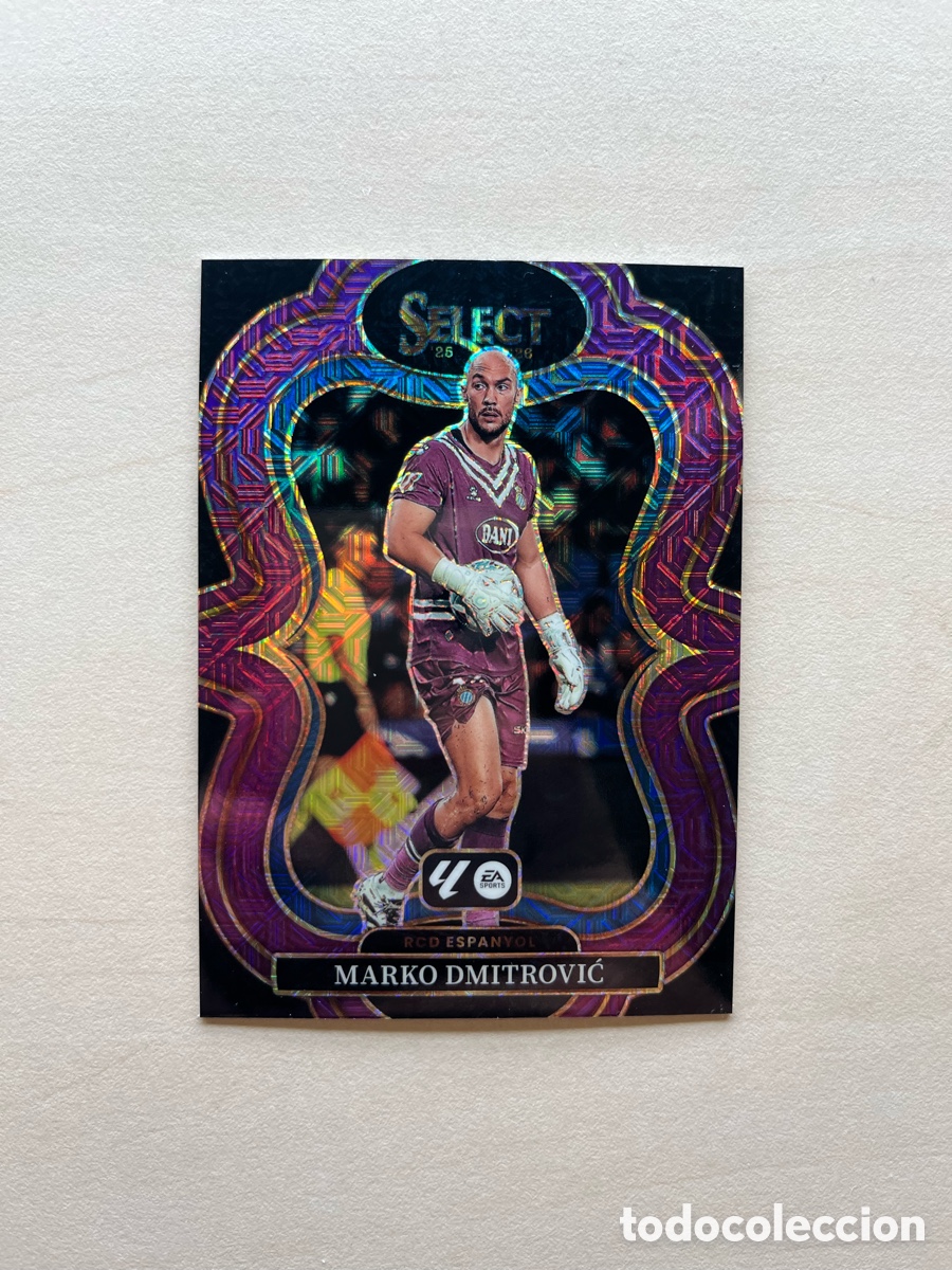 Cromos de f&uacute;tbol: Dmitrovic Paralelo Rosa Select La Liga 2025-26 - Espanyol
