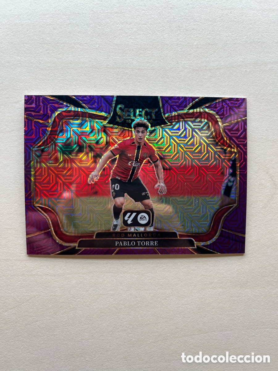 Cromos de f&uacute;tbol: Pablo Torre Paralelo Rosa Field Level Select La Liga 2025-26 - Mallorca