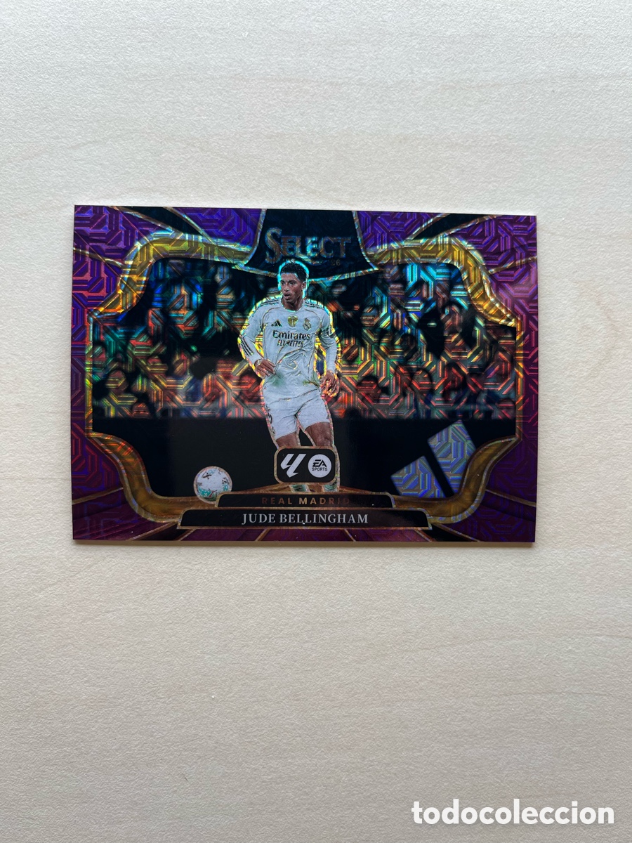 Cromos de f&uacute;tbol: Bellingham Paralelo Rosa Field Level Select La Liga 2025-26 - Real Madrid