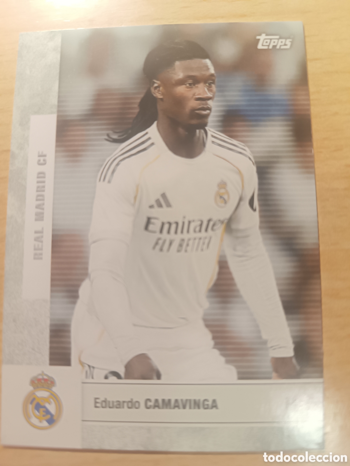Cromos de f&uacute;tbol: 11 EDUARDO CAMAVINGA TEAM SET REAL MADRID 2025 2026 TOPPS 25 26