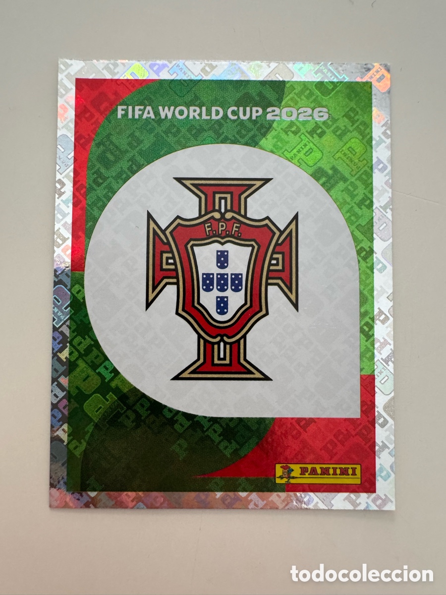 Cromos de f&uacute;tbol: FIFA WORLD CUP 2026 STICKER PANINI &ndash; ESCUDO &ndash; Portugal POR1 POR 1