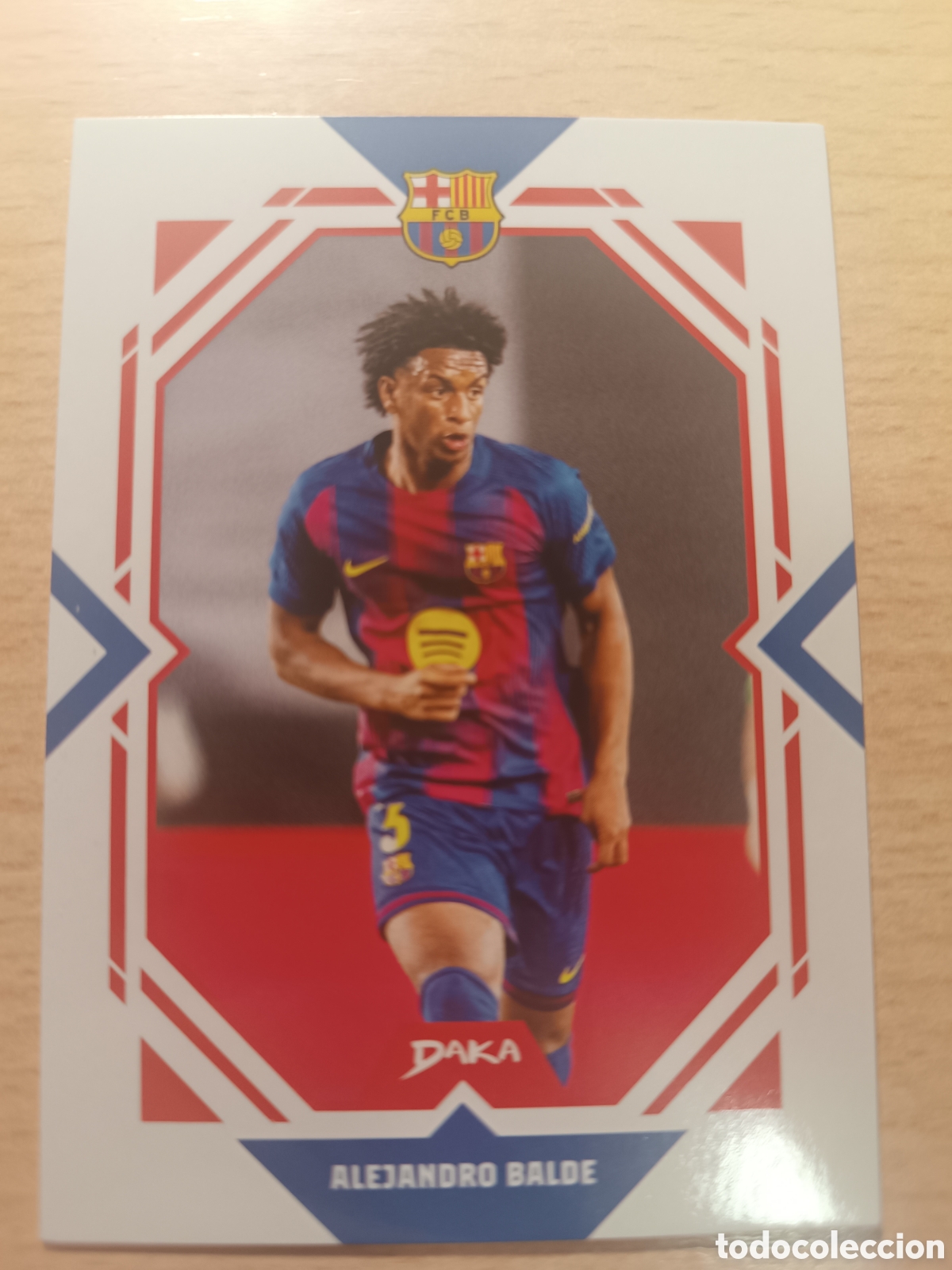 Cromos de f&uacute;tbol: FCB 20 A ALEJANDRO BALDE DAKA AUDIENCE FC BARCELONA 2025 2026 25 26